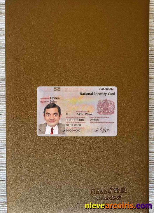 United Kingdom ID Identity Card photolook